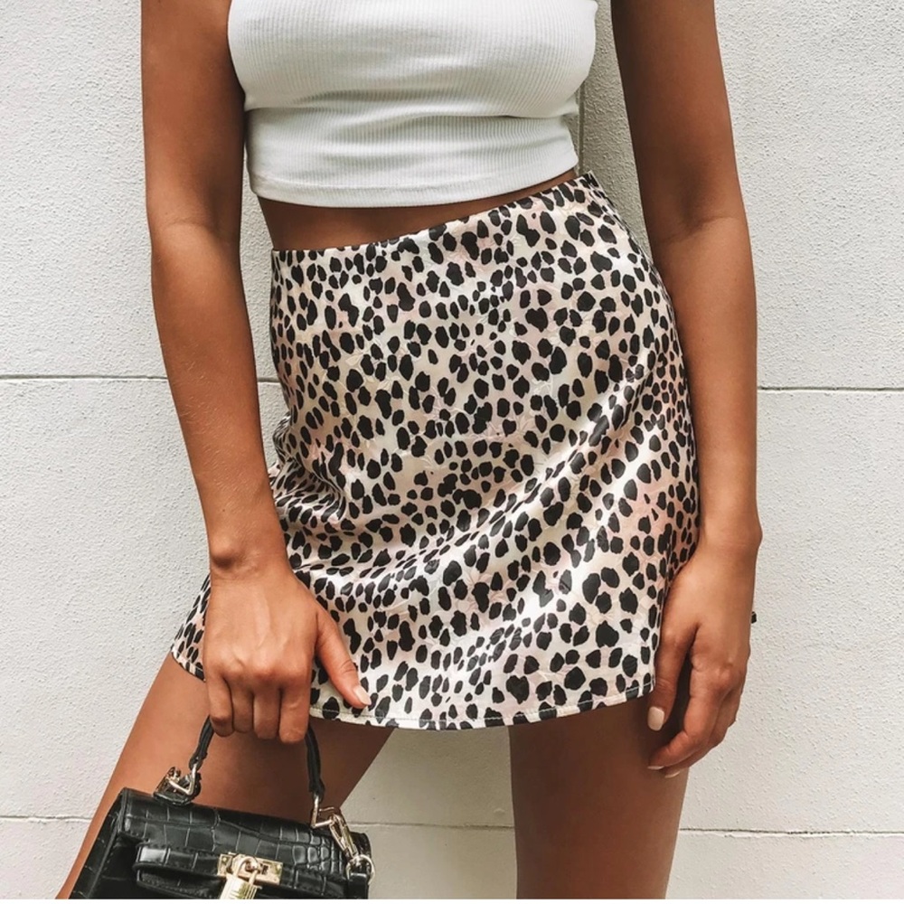 Princess Polly cheetah mini skirt